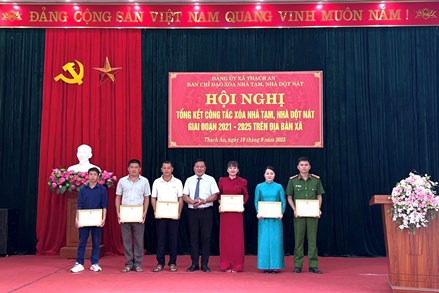 Cao Bằng: Xã Thạch An tổng kết Chương trình xóa nhà tạm, nhà dột nát giai đoạn 2021 - 2025